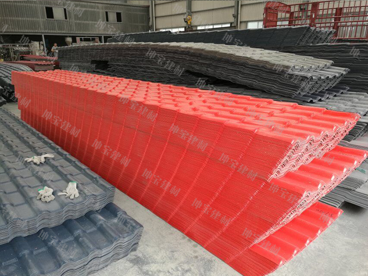 樹脂瓦生產廠況