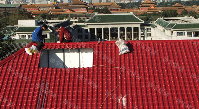 合成樹(shù)脂瓦代替彩鋼瓦