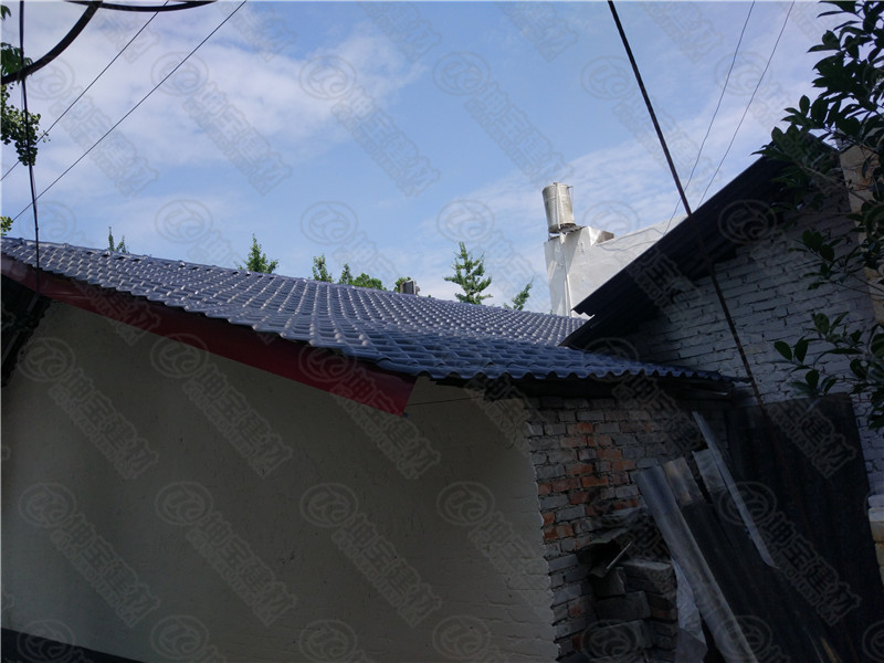 溫江區(qū)府通路政府舊房改造合成樹脂瓦案例