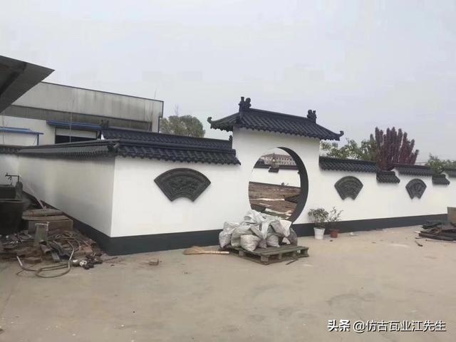 古瓦新制，樹脂仿古瓦為現代仿古建筑添磚加瓦