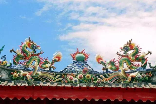 潮州嵌瓷，屋頂生花