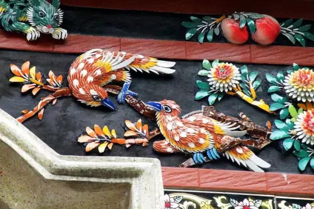 潮州嵌瓷，屋頂生花