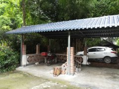 樹脂瓦停車雨棚結(jié)構(gòu)效果圖